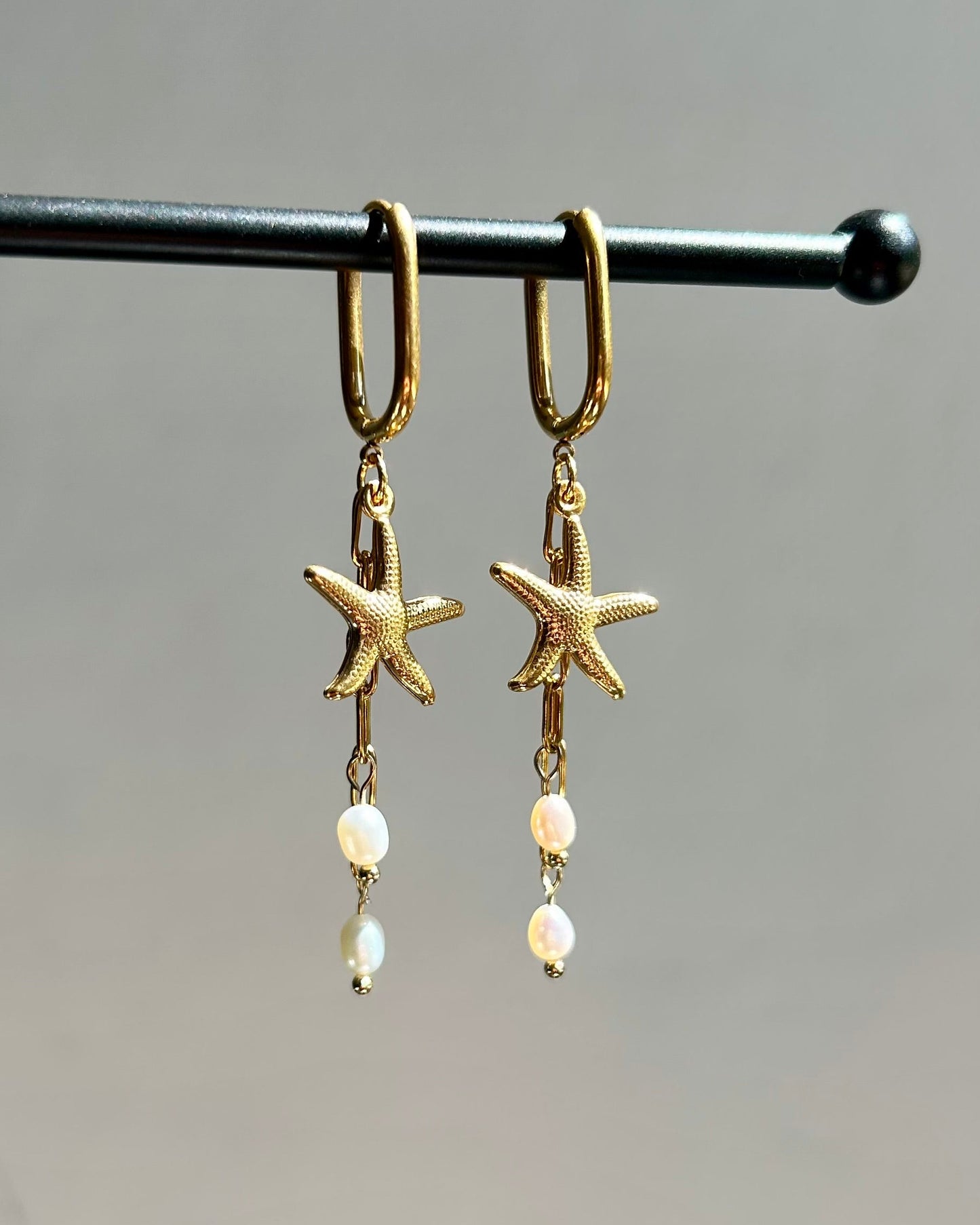 Nalu - Hoop drop earrings
