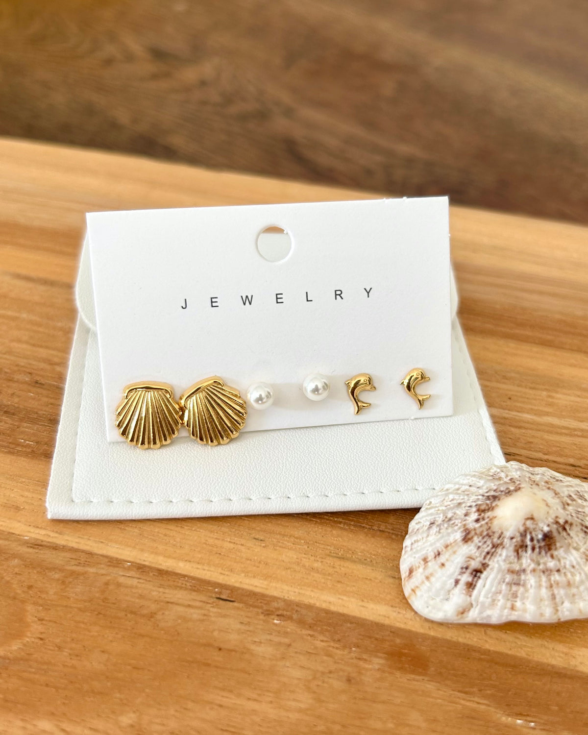 Lot de 3 boucles d'oreilles