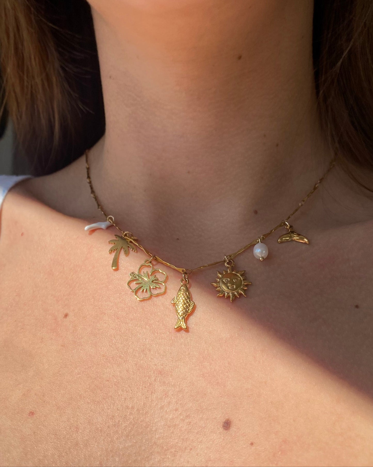 Laureen charm necklace