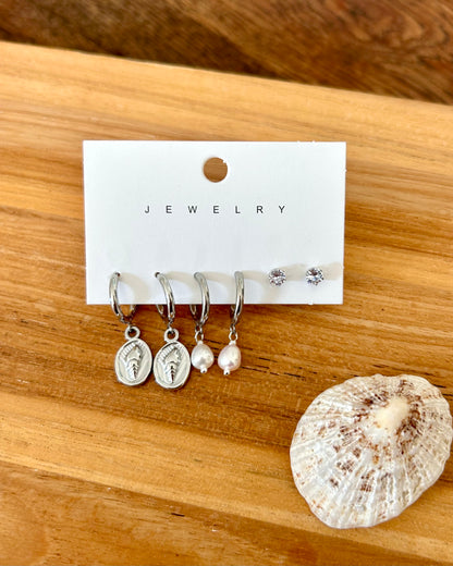Lot de boucles d’oreilles Lagune