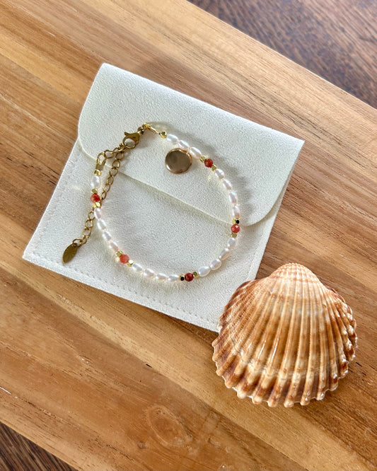 Bracelet Maëlle - Onyx Orange