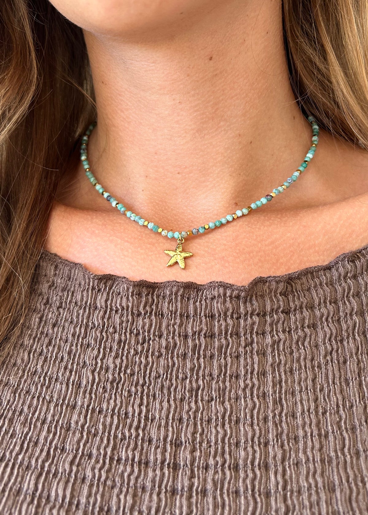 Collier Aloha - Chrysocolla