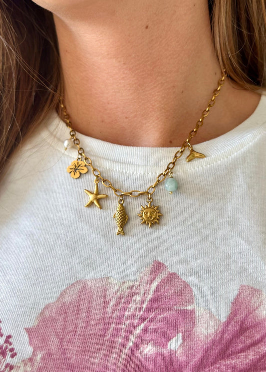 Collier à charms - Noémie