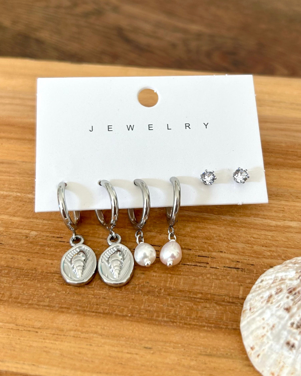 Lot de boucles d’oreilles Lagune