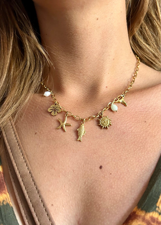 Collier à charms - Noémie
