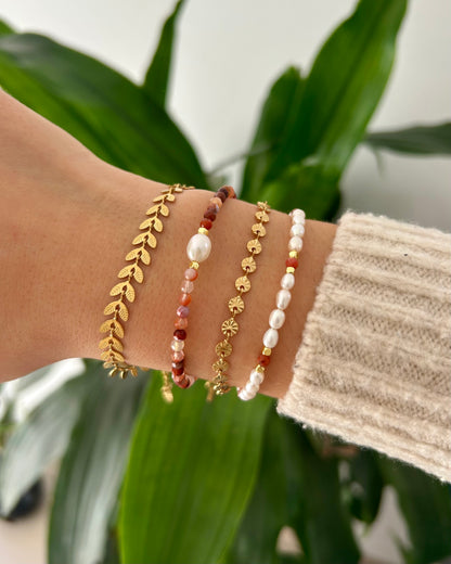 Bracelet Maëlle - Onyx Orange
