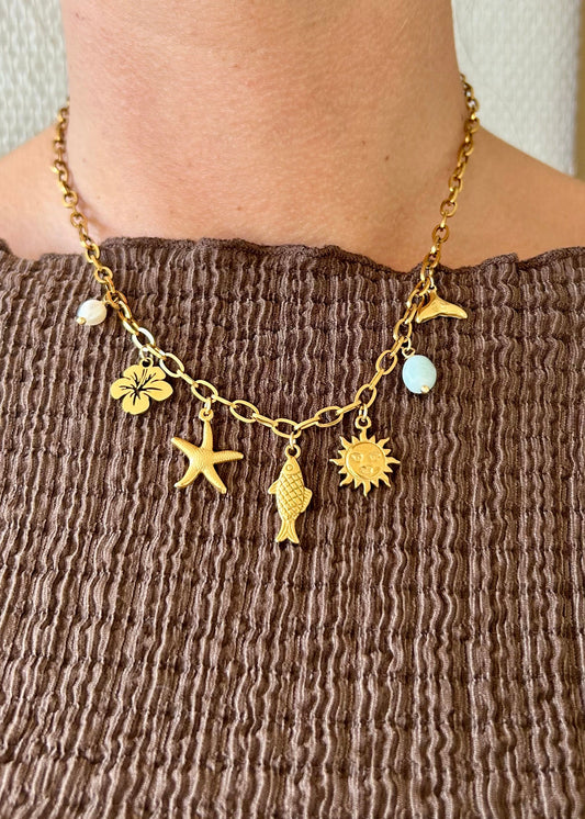 Collier à charms - Noémie