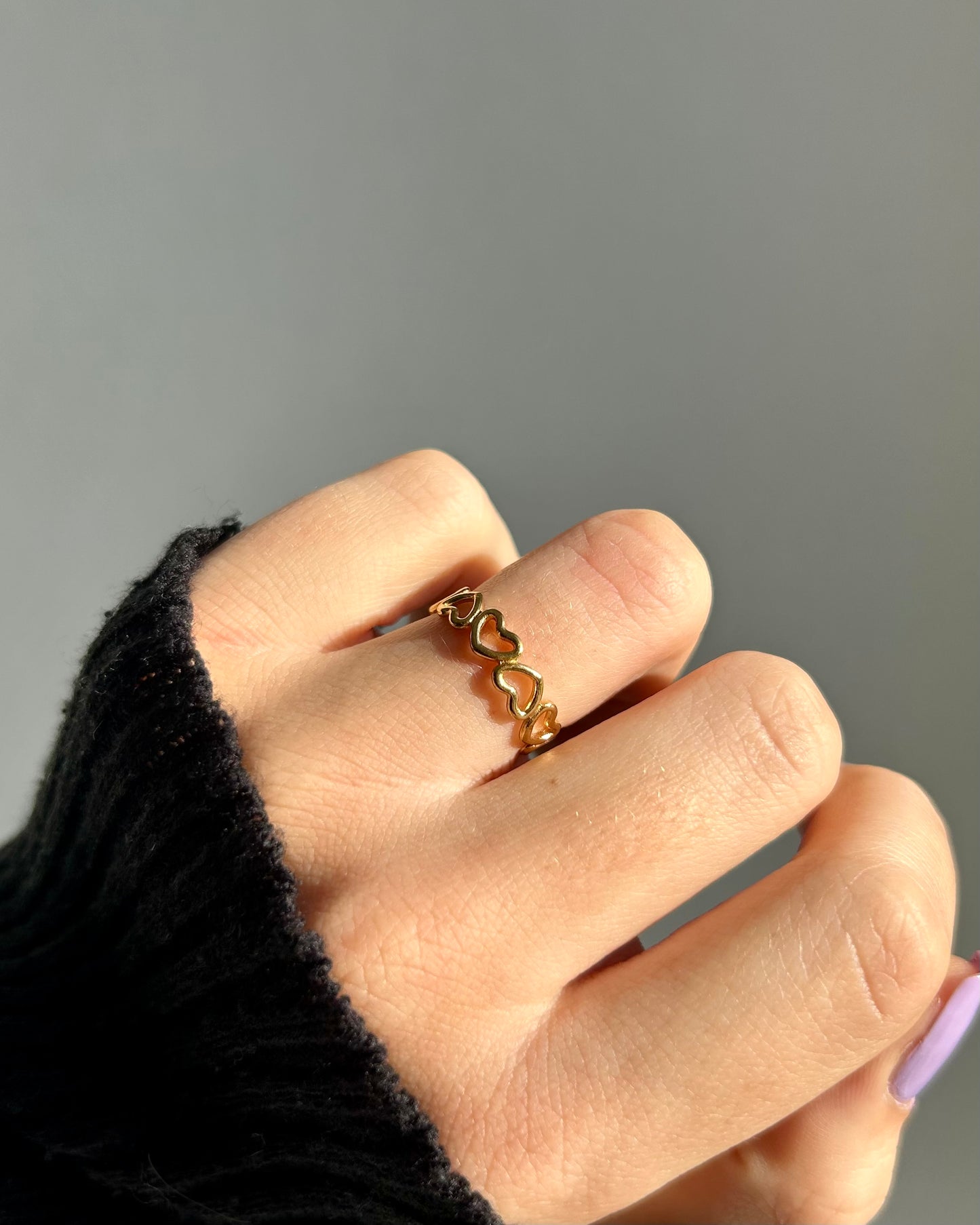Anillo de corazón