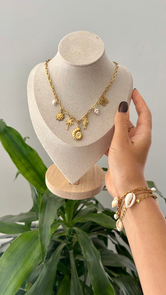 Collier à charms - Anaïs