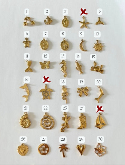 Personnalise ton collier à charms