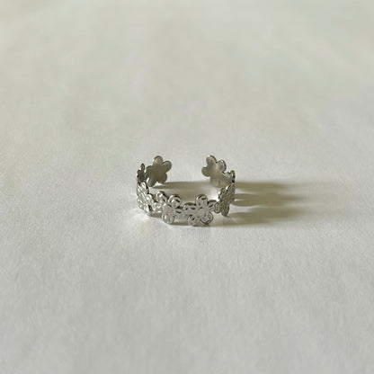 Anillo de flores (oro)