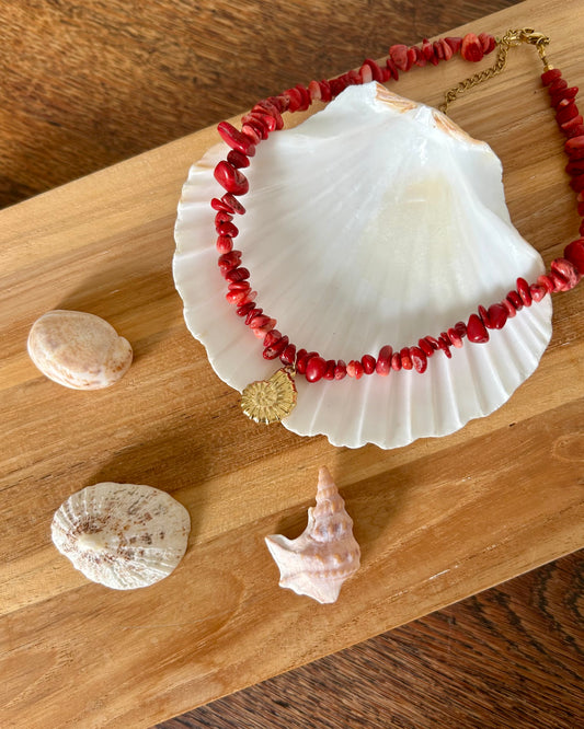Collier Coralia - Pièce unique