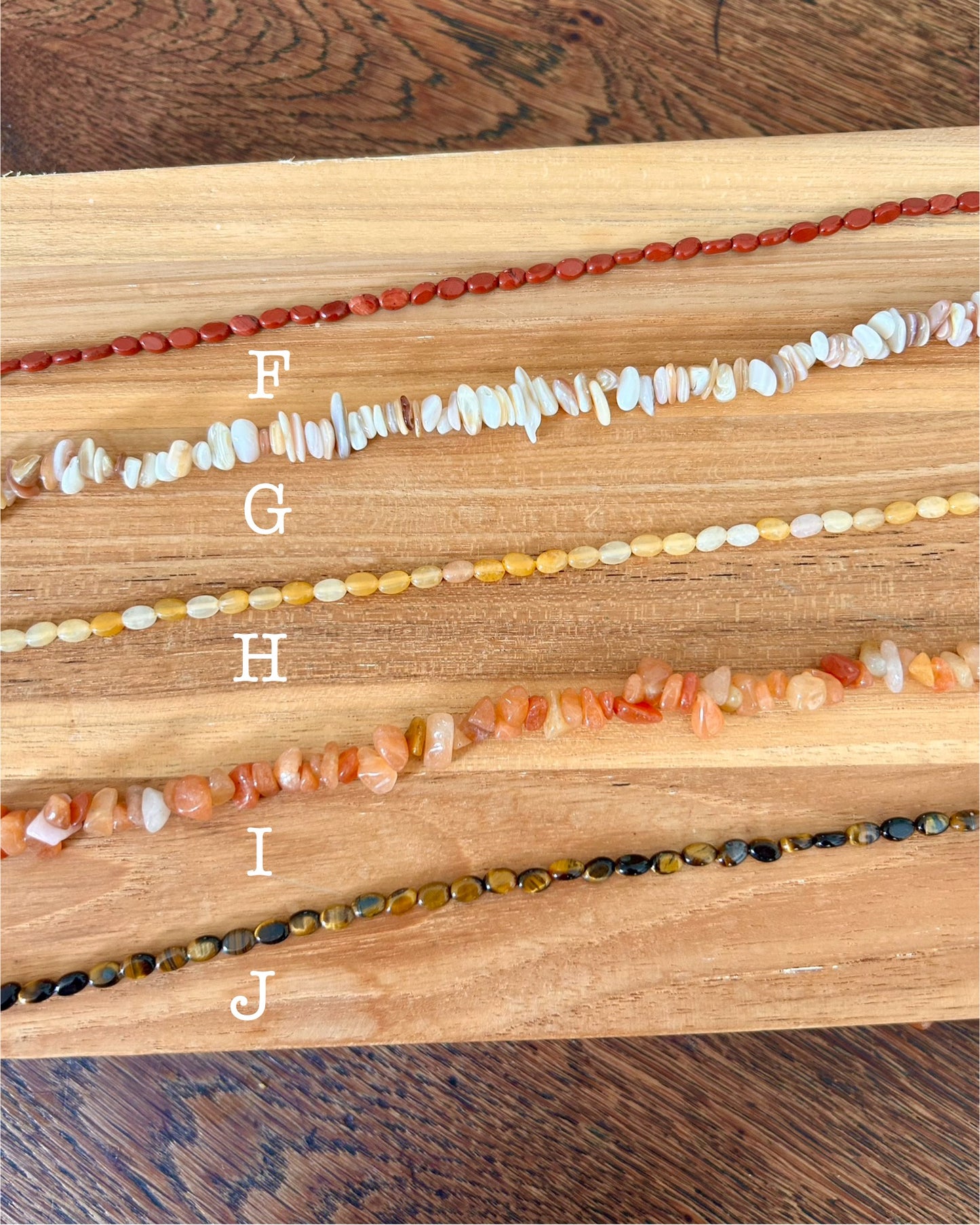 Personnalise ton collier en perles