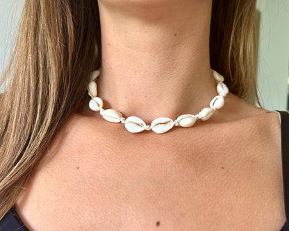 Lot de collier & bracelet cauris