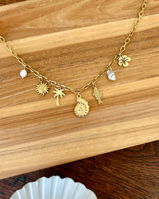 Collier à charms - Anaïs