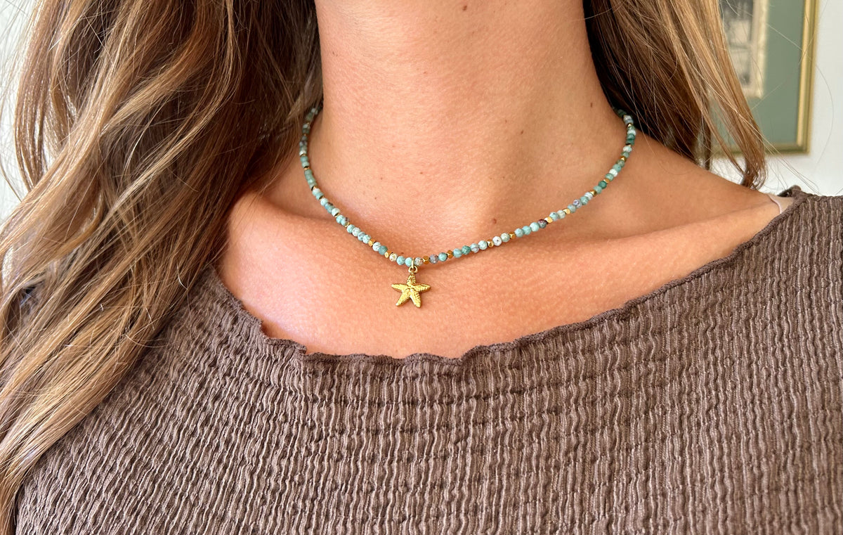 Collier Aloha - Chrysocolla
