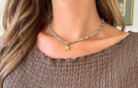 Collier Aloha - Chrysocolla