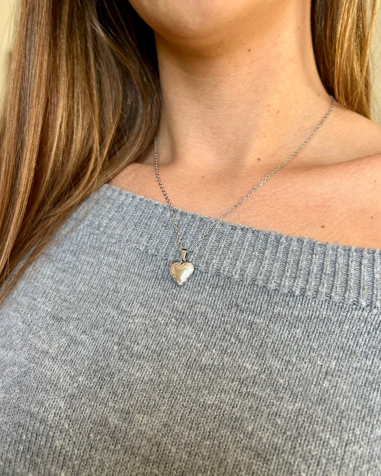 Collar Amor (plateado)