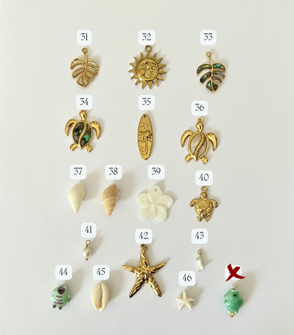 Personalise your charm necklace