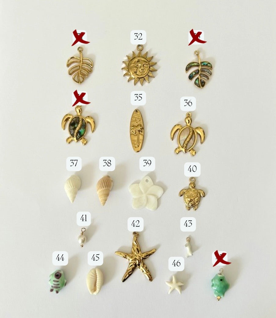 Personnalise ton collier à charms