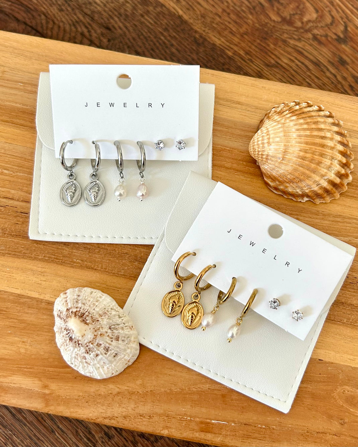 Lot de boucles d’oreilles Lagune