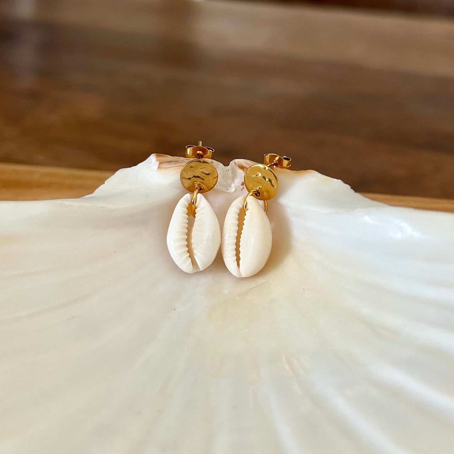 Boucles d'oreilles Coquillage