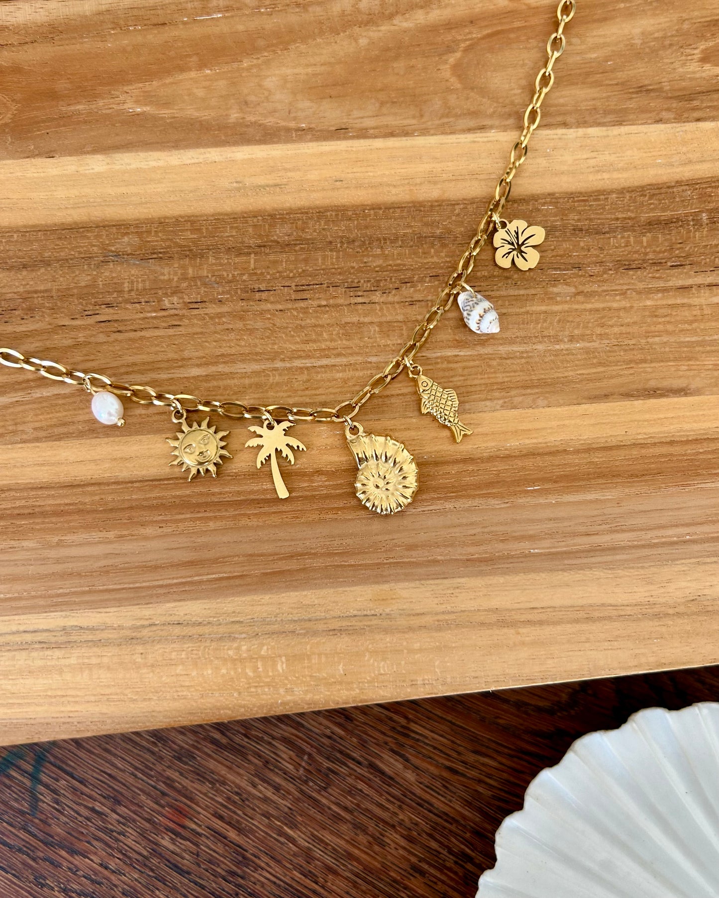 Collier à charms - Anaïs