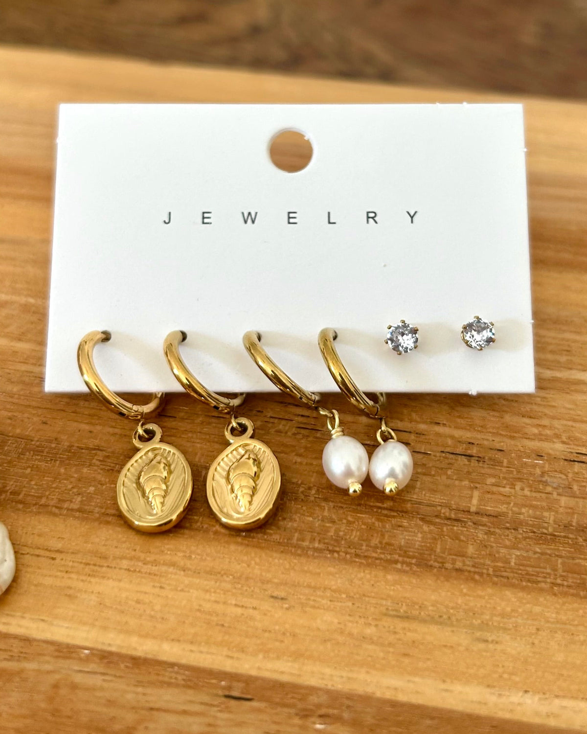Lot de boucles d’oreilles Lagune