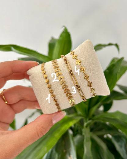Bracelets dorés
