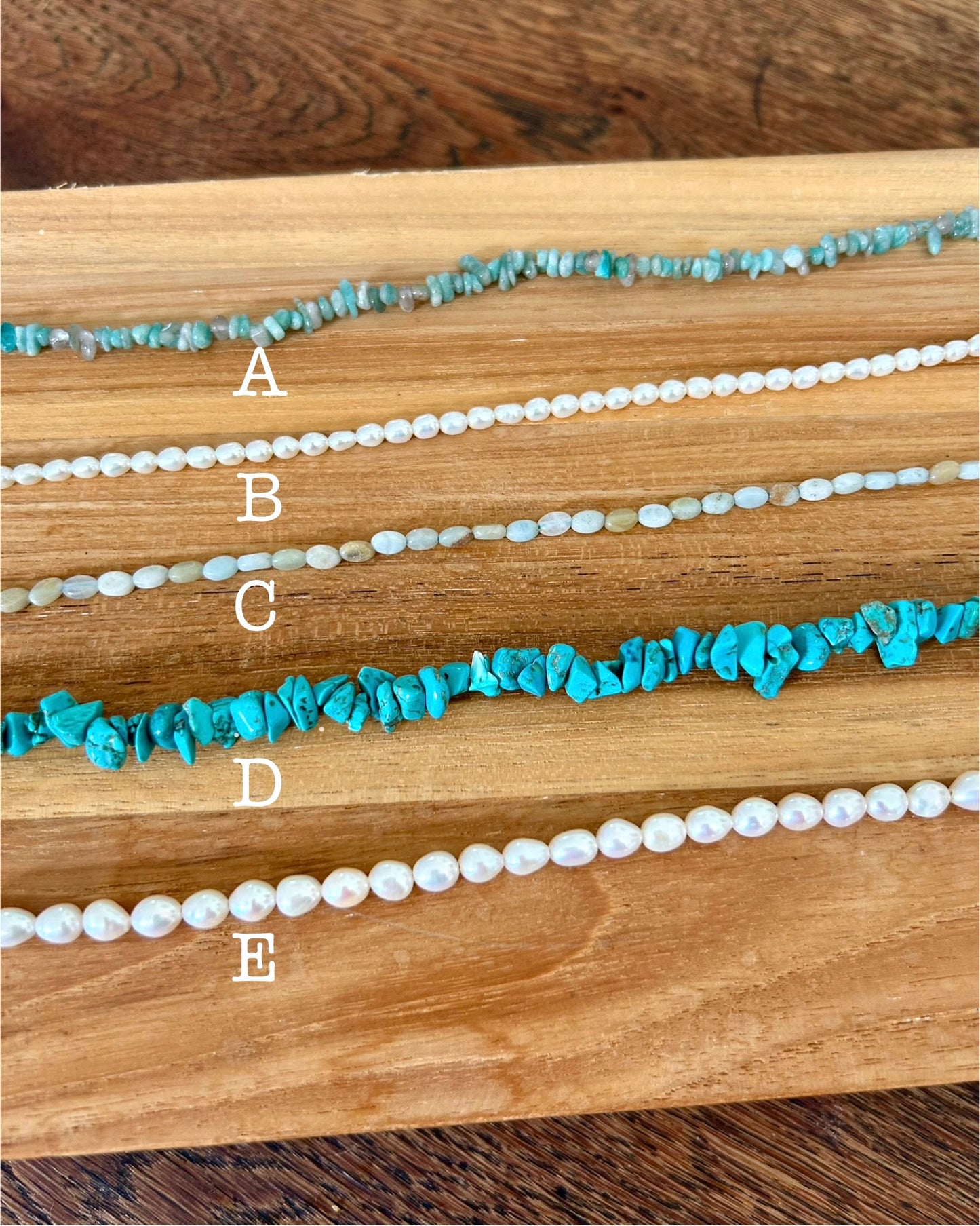 Personnalise ton collier en perles
