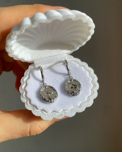Pendientes criollos Sirena (plata)